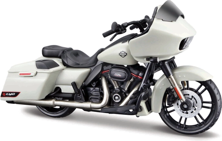 Maisto Harley-Davidson 2018 CVO Road Glide szaro-biały 1:18