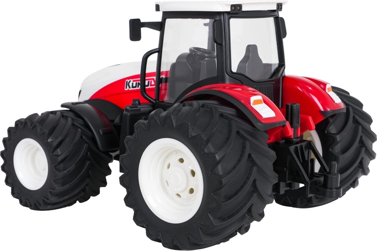 Stabilna jazda na dużych gumowych kołach