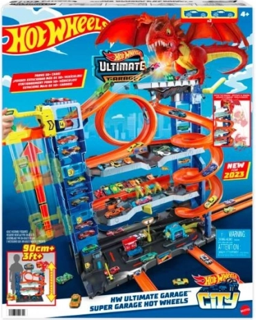 Mega Garaż z Smokiem Atak od Hot Wheels City