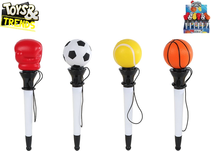 Plastowy długopis ze sportowym motywem Toys&Trends