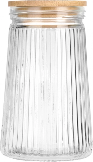 Hermetyczna bambusowa pokrywka z silikonową uszczelką