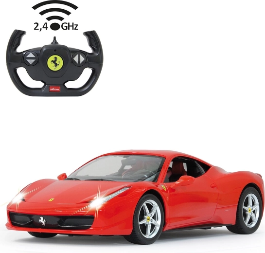 Samochód zdalnie sterowany JAMARA Ferrari 458 Italia 1:14, czerwony