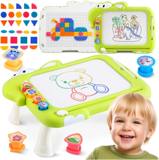 Ricokids magnetyczna tablica do rysowania ze stolikiem i mozaiką rk-823 - 1 sztuka