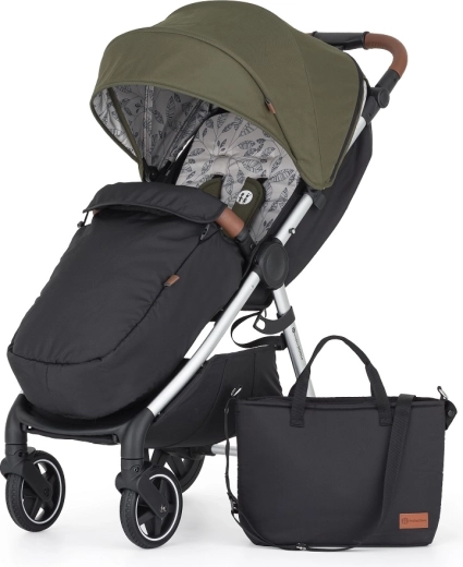 Petite&Mars wózek sportowy Royal3 silver mature olive
