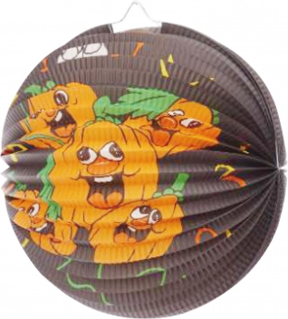 Lampion okrągły 25 cm – dynia