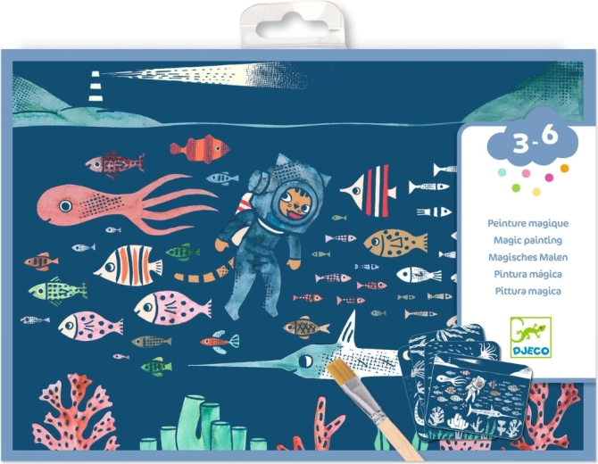 Djeco wodne kolorowanki ocean - 1 sztuka