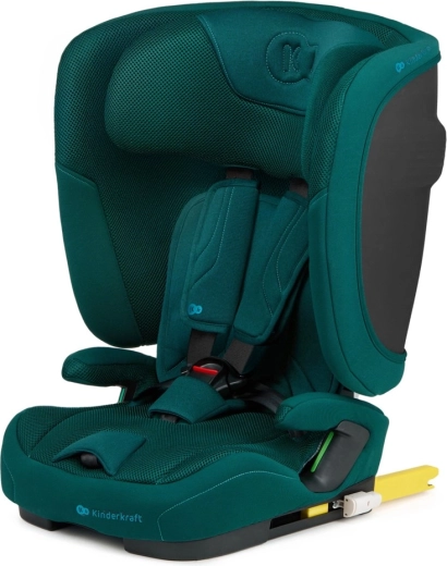 Fotelik samochodowy Kinderkraft Fix2Go i-Size 76–150 cm zielony