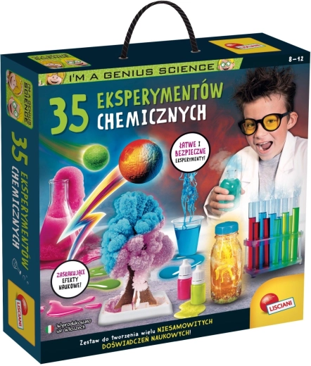Zestaw naukowy I’m a Genius 35 eksperymentów chemicznych