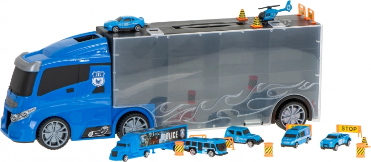 Kompletny policyjny zestaw z helikopterem