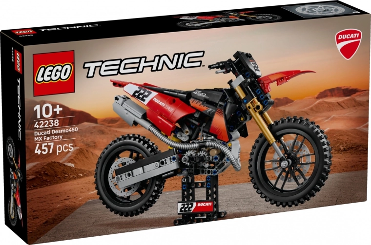 LEGO Technic motocykl Ducati Desmo450 MX Factory 42238