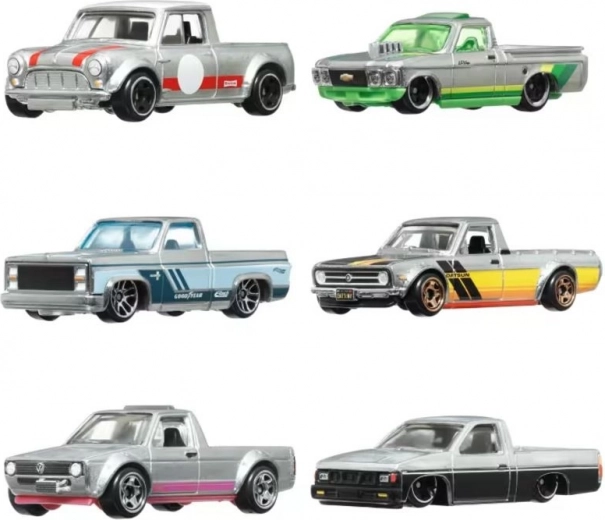 Miks klasycznych i nowoczesnych pickupów oraz aut