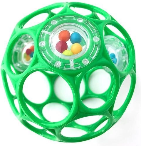 Grzechocząca piłka Oball Rattle seafoam 10 cm