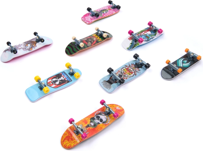 8 unikalnych fingerboardów z kultowymi grafikami