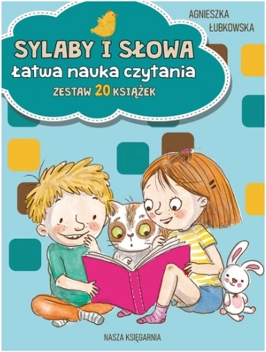 Sylaby i słowa – łatwa nauka czytania (zestaw 20 książek w etui)