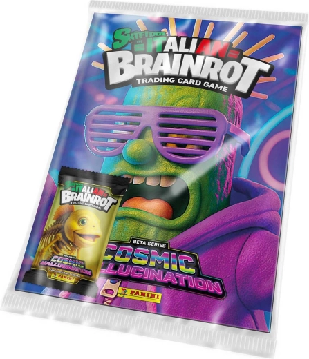 Panini Skifidol Italian Brainrot TCG Cosmic Hallucination zestaw startowy – album i booster