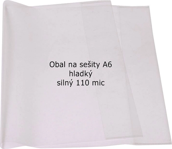 Okładki na zeszyty A6, 110 mikronów, zestaw 10 szt.