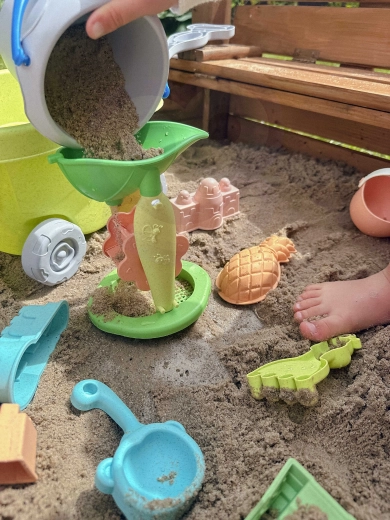 Młynek z sitem do wody i piasku