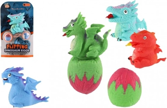 Dinozaur zmieniający się z jajkiem 15 cm