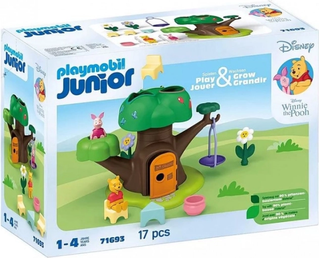 Playmobil Junior Disney domek na drzewie z Kubusiem Puchatkiem i Prosiaczkiem