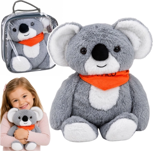 Terapeutyczna koala obciążeniowa z pluszu 1,3 kg (35 cm) szara