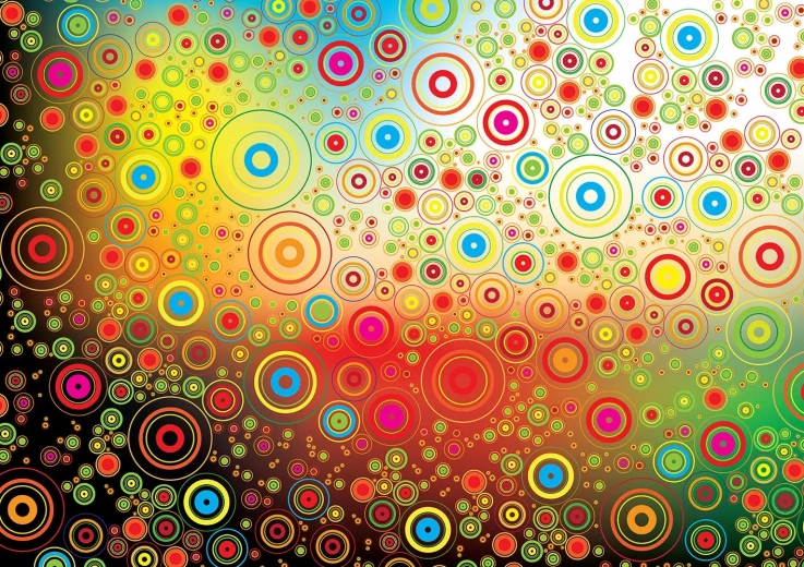 Puzzle Abstrakcyjne Kwiaty 1000 elementów