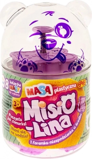 Misiolina lekka pływająca plastelina – fioletowa 60 g