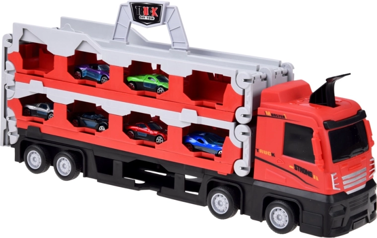 Dwupoziomowy transporter na 6 samochodzików