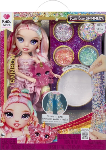 Rainbow High Shimmers lalka z brokatowym szlamem Bella Parker