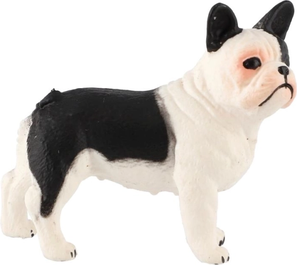 Szczegółowa miniatura buldoga francuskiego