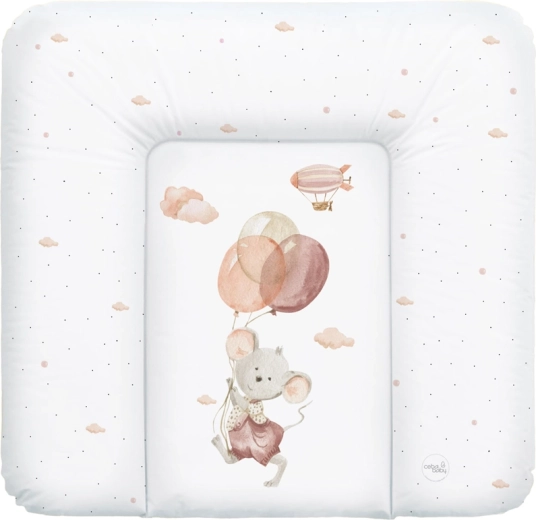 Ceba Baby miękka mata do przewijania Basic Mouse 75 × 72 cm