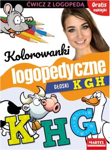 Logopedyczne kolorowanki Głoski K G H