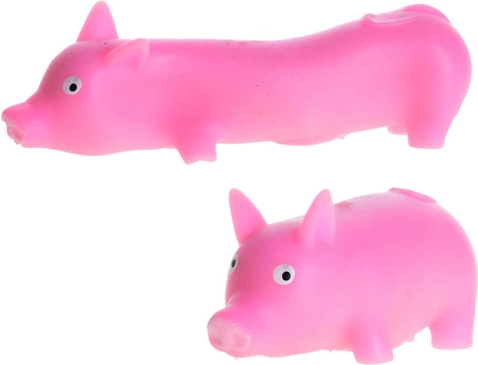 Miękka rozciągliwa antystresowa świnka 10 cm - 1 sztuka