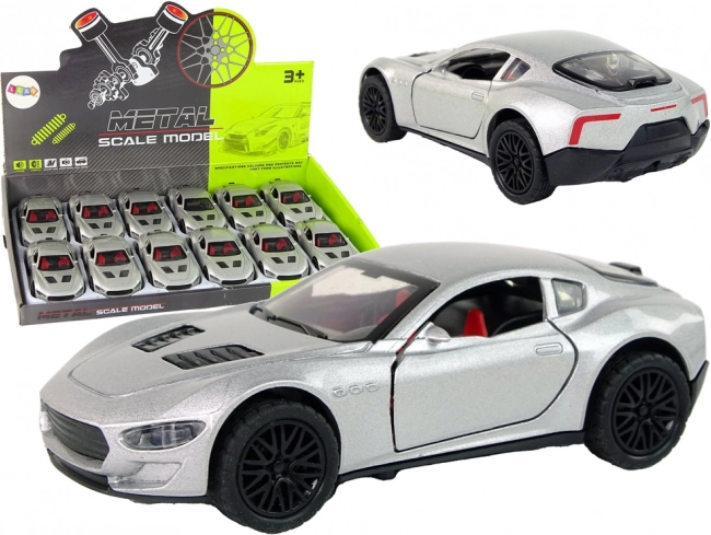 Resorak Pojazd 1:36 Układ napędowy Światła Dźwięk Srebrny