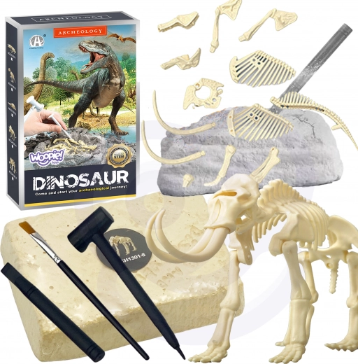 Woopie kreatywna zabawka szkielet dinozaura wykopaliska archeologiczne