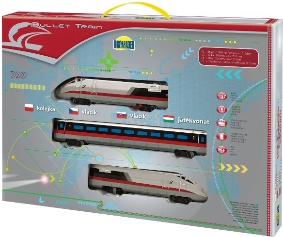 Pociąg Bullet Train na baterie – Podstawowy (3 elementy)