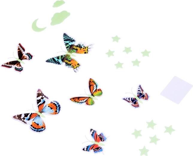 Kolorowe 3D motyle ożywiają wnętrze