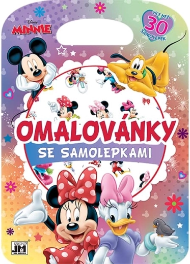 Kolorowanki z naklejkami Minnie