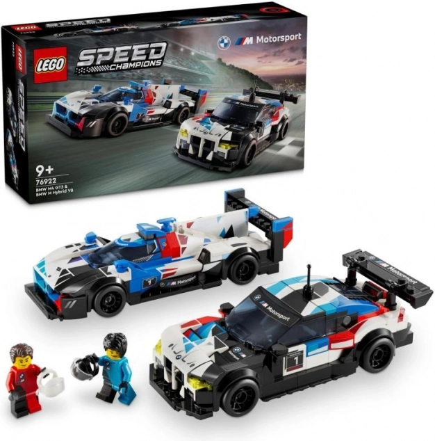 Lego Speed Champions samochody wyścigowe BMW M4 GT3 i BMW M Hybrid V8