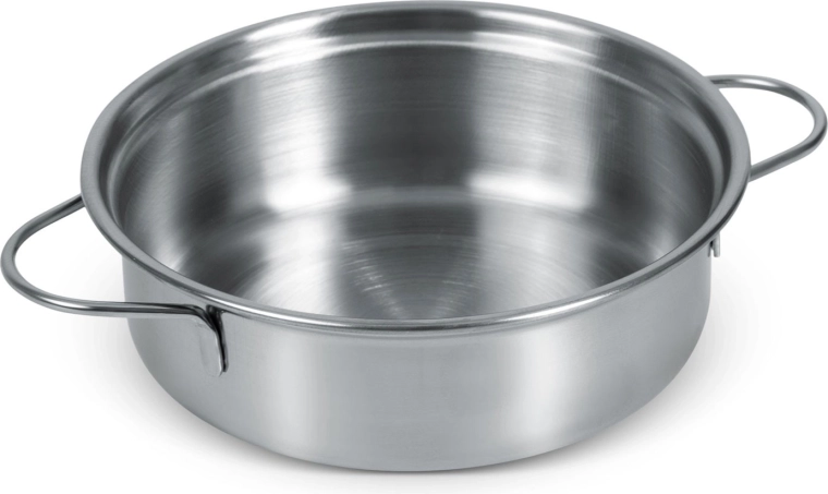 Wytrzymały garnek do gotowania i serwowania w trakcie zabawy