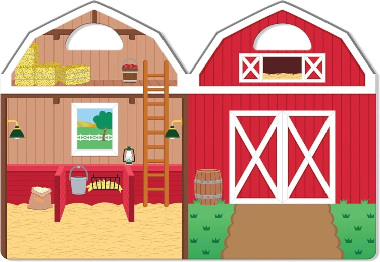 Rozkładane sceny farmy