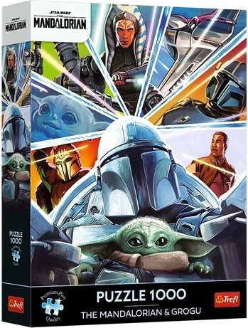 Puzzle Premium Plus 1000 elementów The Mandalorian: Razem na szlaku