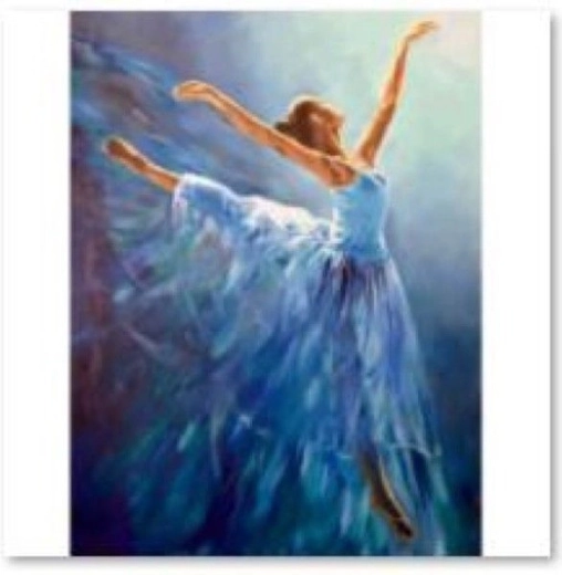 Mozaika diamentowa (diamond painting) Baletka 30 × 40 cm