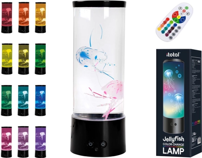 LED lampka z meduzami zmieniająca kolory