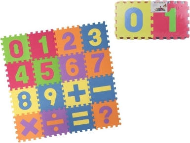 Piankowe puzzle 16 szt. liczenie