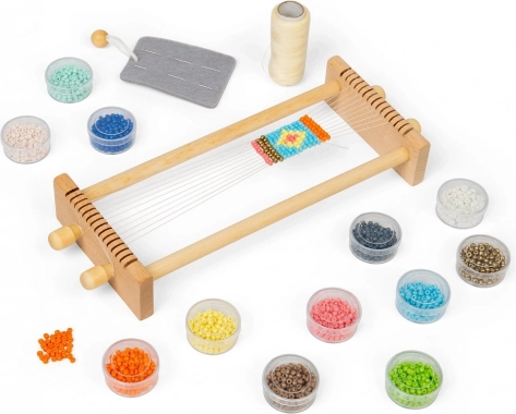 Dziecięcy krosno do koralików Bigjigs Toys