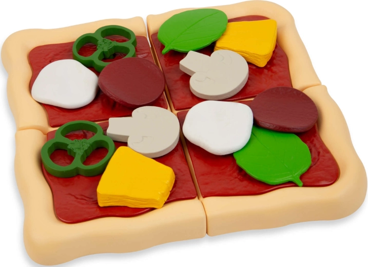 Pizza do krojenia i łatwe do chwytania elementy