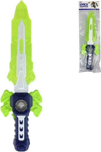 Dziecięcy świecący miecz z dźwiękiem 49 cm - 1 sztuka