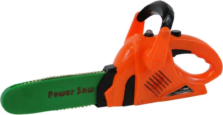 Dziecięca motorowa piła łańcuchowa na baterie ze światłem i dźwiękiem 33 cm - 1 sztuka
