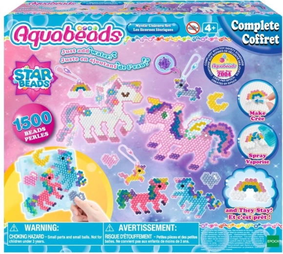 Aquabeads magiczny jednorożec – kreatywny zestaw koralików