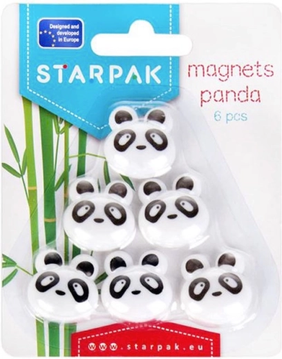 Magnesy panda 6 szt.